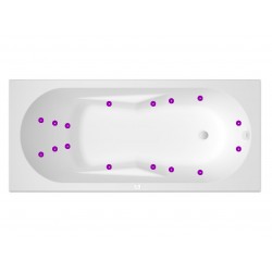 Гидромассажная ванна RIHO LAZY FLOW 180x80  RIGHT