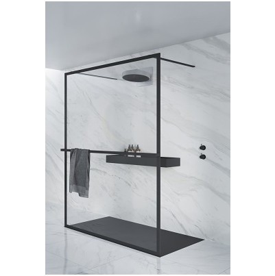 Душевая перегородка RIHO SZ LUCID GD401 1000 x 2000 BLACK, GD310B000