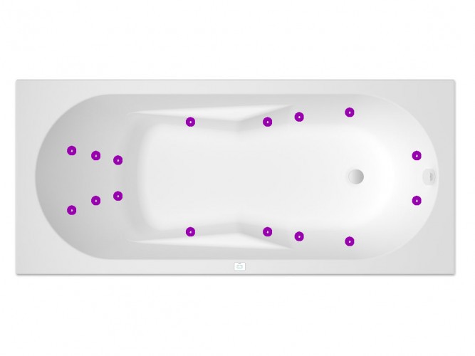 Гидромассажная ванна RIHO LAZY FLOW 180x80