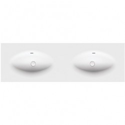 Раковина RIHO Aviano 160x50 см двойная, F7AA616050102