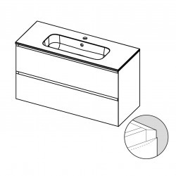 Мебель для ванной Spring Blush SET A-1 80 см, глянцевый лак