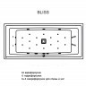 Гидромассажная ванна RIHO STILL SQUARE BLISS 170x75