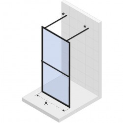 Душевая перегородка RIHO SZ LUCID GD401 1200 x 2000 WHITE, GD312W000