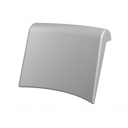 Подголовник для ванны Riho Carolina серебристый AH14115