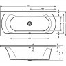 Акриловая ванна RIHO LIMA 170х75 см , B051001005 (BB4400500000000)