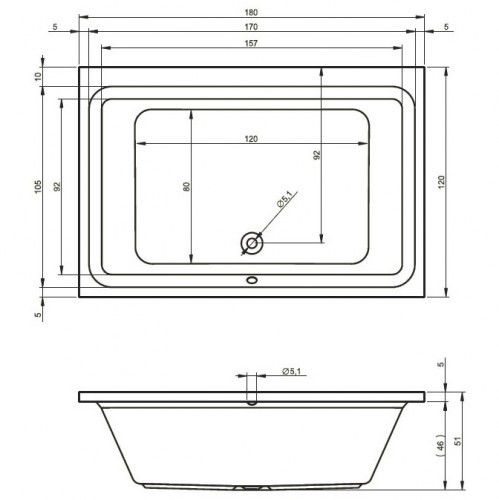 Гидромассажная ванна RIHO Olivia 180x120 см, BZ7700500000000