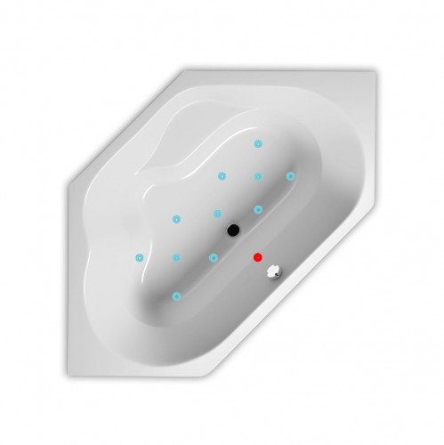 Гидромассажная ванна RIHO WINNIPEG AIR 145x145