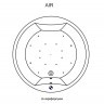 Гидромассажная ванна RIHO COLORADO AIR 180x180