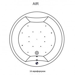 Гидромассажная ванна RIHO COLORADO AIR 180x180