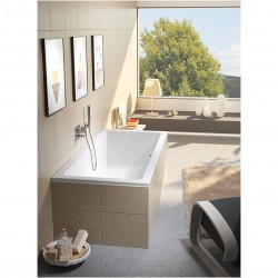 Комплект акриловая ванна RIHO LUSSO 180-80, B036001005 с каркасом и сливом-переливом