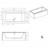 Акриловая ванна RIHO LUGO 180x90 LEFT - PLUG & PLAY, B134015005 (BD6600500000000)