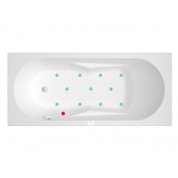 Гидромассажная ванна RIHO LAZY AIR 180x80 LEFT