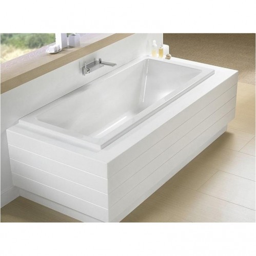 Комплект акриловая ванна RIHO LUSSO 190-80, B015001005 с каркасом, сливом-переливом и панелью