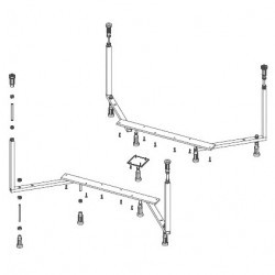 Ножки для ванны Riho Colorado POOTSET14 каркас