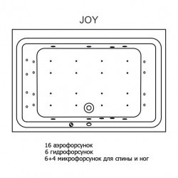 Гидромассажная ванна RIHO CASTELLO JOY 180x120
