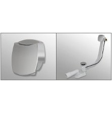 Комплект слива с наполнением и переливом 80 см