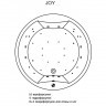 Гидромассажная ванна RIHO COLORADO JOY 180x180