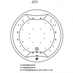 Гидромассажная ванна RIHO COLORADO JOY 180x180