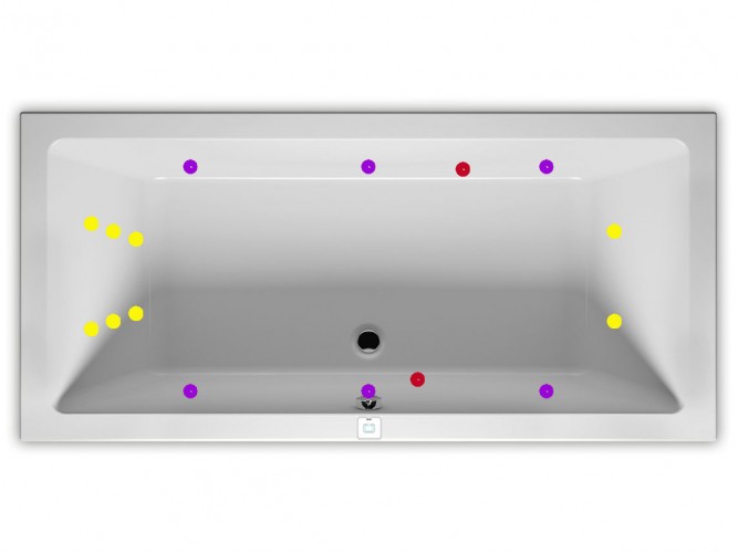 Гидромассажная ванна RIHO LUGO FLOW 190x80