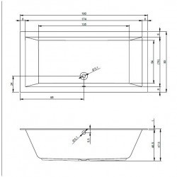 Гидромассажная ванна RIHO LUGO FLOW 190x90