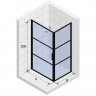 Душевой уголок RIHO SZ GRID GB201 1000 x 900 x 2000, GB2100090