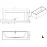 Акриловая ванна RIHO LUGO 200x90 LEFT - PLUG & PLAY, B137015005 (BD7200500000000)