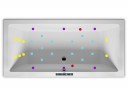 Гидромассажная ванна RIHO RETHINK CUBIC JOY 170x75 VELVET