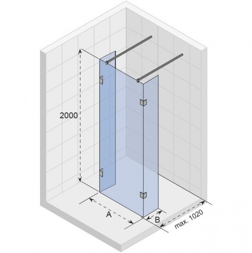 Душевой уголок RIHO SCANDIC S202-120/80, GP32200