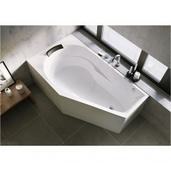 Акриловая ванна RIHO YUKON 160x90 R  PLUG &amp; PLAY, B008012005 (BD7400500000000)