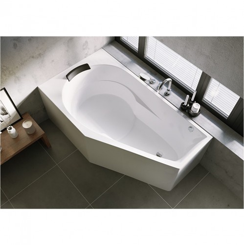 Акриловая ванна RIHO YUKON 160x90 L - PLUG & PLAY, B009012005 (BD7500500000000)