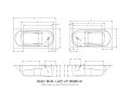 Акриловая ванна RIHO Lazy 180x80 LEFT - PLUG & PLAY, B083005005 (BD7800500000000)