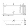 Комплект акриловая ванна встраиваемая RIHO LUGO 200x90, B137001005 с каркасом