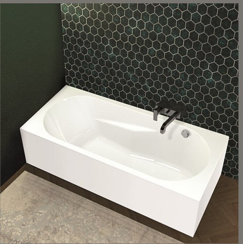 Акриловая ванна RIHO Lazy 170x75 RIGHT - PLUG & PLAY, B079005005 (BD7900500000000)