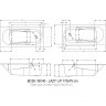Акриловая ванна RIHO Lazy 170x75 RIGHT - PLUG & PLAY, B079005005 (BD7900500000000)