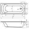Акриловая ванна RIHO MIAMI 180x80, B061001005 (BB6400500000000)