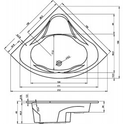 Акриловая ванна RIHO NEO 150x150, B077001005 (BC3500500000000)