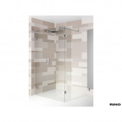 Душевая перегородка RIHO SCANDIC NXT X402 110 см, профиль чёрный, G001125121 (GX00762B0)