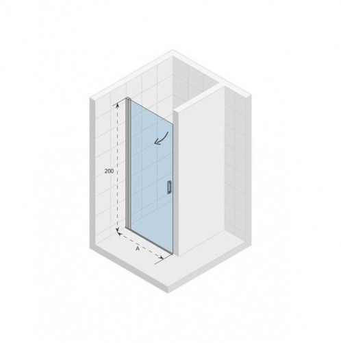 Дверь в нишу RIHO SZ NOVIK Z101 780x2000, GZ1080000