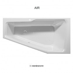 Гидромассажная ванна RIHO RETHINK SPACE AIR 170x90 L