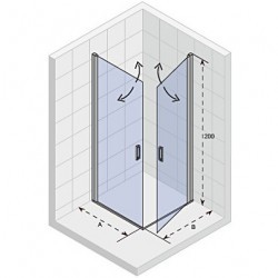 Душевой уголок RIHO SZ NOVIK Z209 762x862x2000, GZ2080090