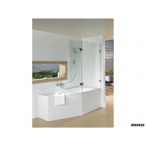 Шторка для ванны RIHO VZ SCANDIC NXT X500 DELTA 150/160 L Черный