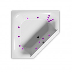 Гидромассажная ванна RIHO AUSTIN FLOW 145x145