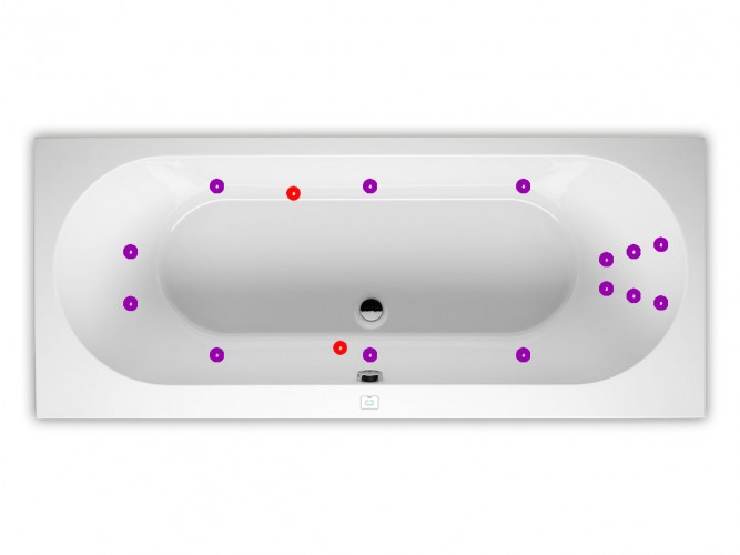 Гидромассажная ванна RIHO CAROLINA FLOW 170x80