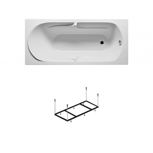 Комплект акриловая ванна RIHO FUTURE 180x80, B074001005 с каркасом