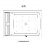 Гидромассажная ванна RIHO SAVONA AIR 190x130