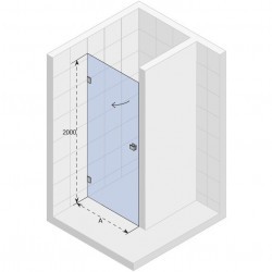 Дверь в нишу RIHO SCANDIC MISTRAL M101-90, GX0001201