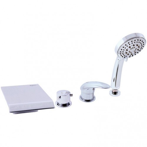 Смеситель на борт ванны RAV Slezak DUNAJ D473.5P, на три отверстия, отделка хром