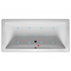Гидромассажная ванна встраиваемая RIHO RETHINK CUBIC AIR 180x90