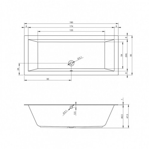 Гидромассажная ванна RIHO LUGO JOY 190x80