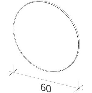 Зеркало RIHO SIELD круглое, 60 см